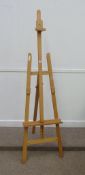 Large beech picture easel