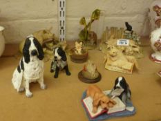 Collection of Border Fine Arts and other animal sculptures