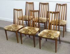 Set six G-Plan vintage/retro teak chairs