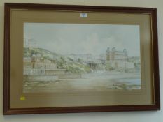 Spa and Grand Hotel, Scarborough watercolour by Michael Major.