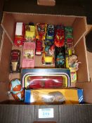 Corgi and other cars in one box
