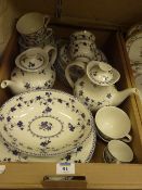 Royal Doulton Yorktown dinner and tea ware in one box