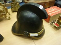 Fireman's helmet circa 1900