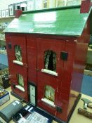 Old double fronted dolls house