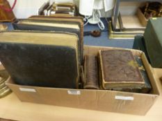 Collection of Victorian photograph albums