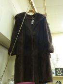 3/4 length fur coat