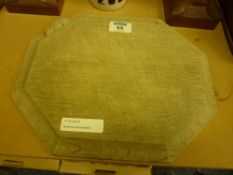 Mouseman octagonal oak breadboard by Thompson of Kilburn 29.5cm