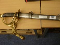 Replica American civil war sword