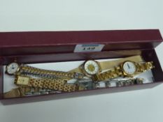 Ladies Rotary and Tissot wristwatches and various other ladies wristwatches