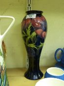 Walter Moorcroft vase Anemone pattern 26.5cm