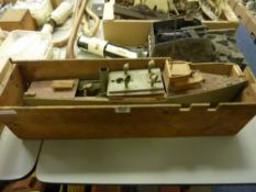 Early 20th Century model steam motor minesweeper boat