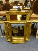 Four gilt picture frames