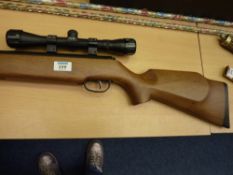 SMK19 .22 Air Rifle with telescopic sights
