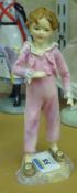 Royal Worcester figure 'The Parakeet' No.3087 pink colour variation, modelled by F G Doughty date