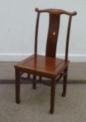 Chinese rosewood set of six chairs