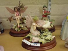 Three Border Fine Arts limited edition fairy figures