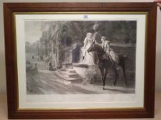 'The Monarch of the Glen' after Sir Edward Landseer engraved by Thomas Landseer and an Edwardian