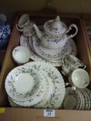 Royal Albert 'Brigadoon' dinner and tea ware - 6 place settings in one box