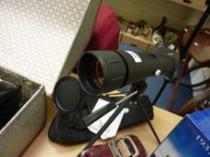 Prismatic Spotting Scope 20-60x60 on table top tripod