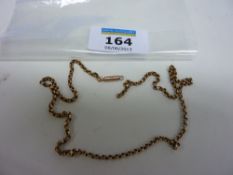 Chain necklace stamped 9ct approx 5.3gm