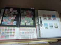 World stamps in three albums