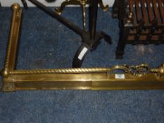 Adjustable brass fire curb