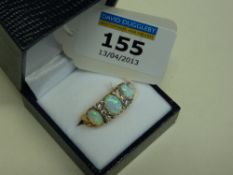 Opal dress ring