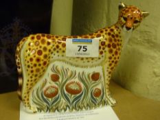 Royal Crown Derby paperweight Cheetah limited edition no.164/950, boxed