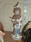 Lladro figure Boy with Pigeons