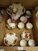 Royal Albert Old Country Roses tea and coffee items