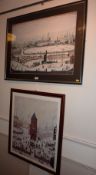 Five prints after LS Lowry