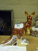 Royal Crown Derby paperweight Kangaroo Signature Edition limited edition