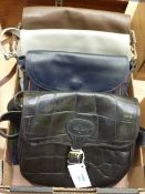 Mulberry handbag, two Enny calfskin handbags, Tula leather handbag and an evening purse
