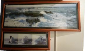 Two photographic seascape pictures.