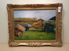 Philip Naviasky (1894-1983): 'A Farmyard', oil on board signed 44cm x 59cm

DDS - Artist's resale