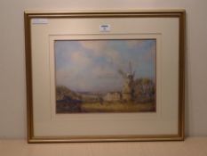 Frederic William Jackson (1859-1918): The Royal George 'Windmill at Hinderwell Yorkshire',