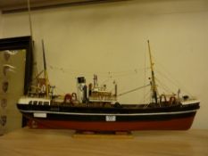 Wooden model of the Hull trawler Etonian H333
