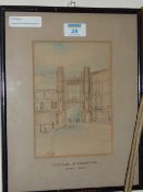 'Old Bar Scarborough 1843-1890' late 19th Century watercolour signed A Smith