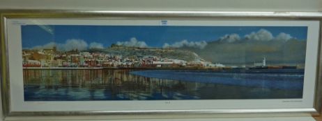 'Twenty to Twelve' Scarborough South Bay, signed limited edition print by Richard Blades no 125/500