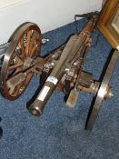 Napoleon III replica black powder cannon by Connecticut Valley Arms - PURCHASER OF THIS LOT REQUIRES