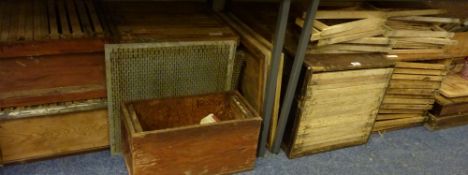 Bee keeping trays in various sizes, etc