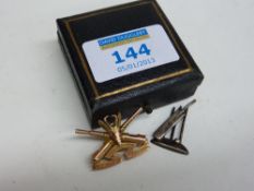 South African Heavy Artillery badge stamped 9c and a cricket stand