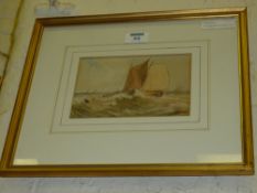 'Stormy Sea' late 19th/early 20th Century watercolour