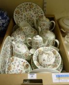 Minton Haddon Hall ceramics in one box