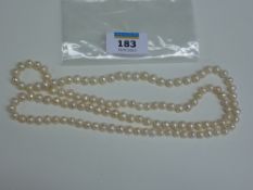 32" freshwater pearl necklace