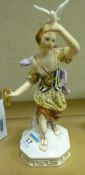 Royal Crown Derby allegorical figure 'Air' signed P Whittaker 19.5cm