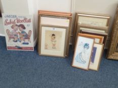 Various Lucie Attwell and other prints