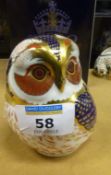 Royal Crown Derby paperweight 'Tawny Owl'
