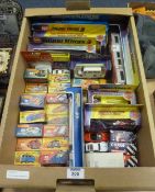 Collection of Dinky, Corgi Matchbox and other die cast model vehicles mostly boxed