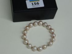 Freshwater pearl bangle